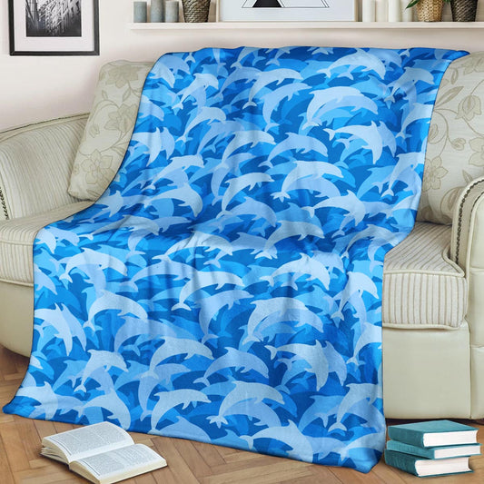 Dolphin NN0809064TT Sherpa Fleece Blanket