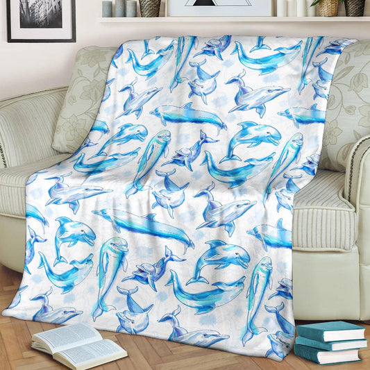 Dolphin NN0809066TT Sherpa Fleece Blanket