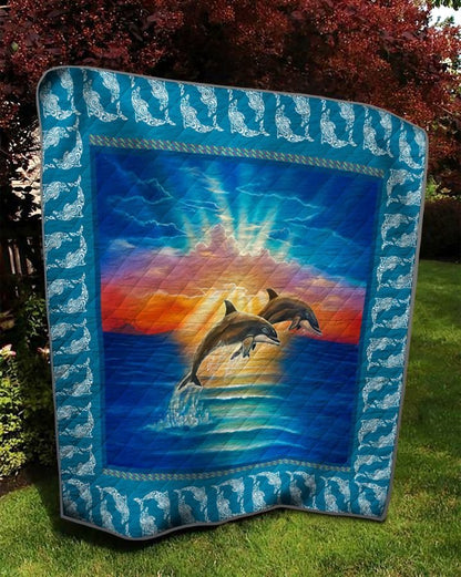 Dolphin TD10110756 Quilt Blanket