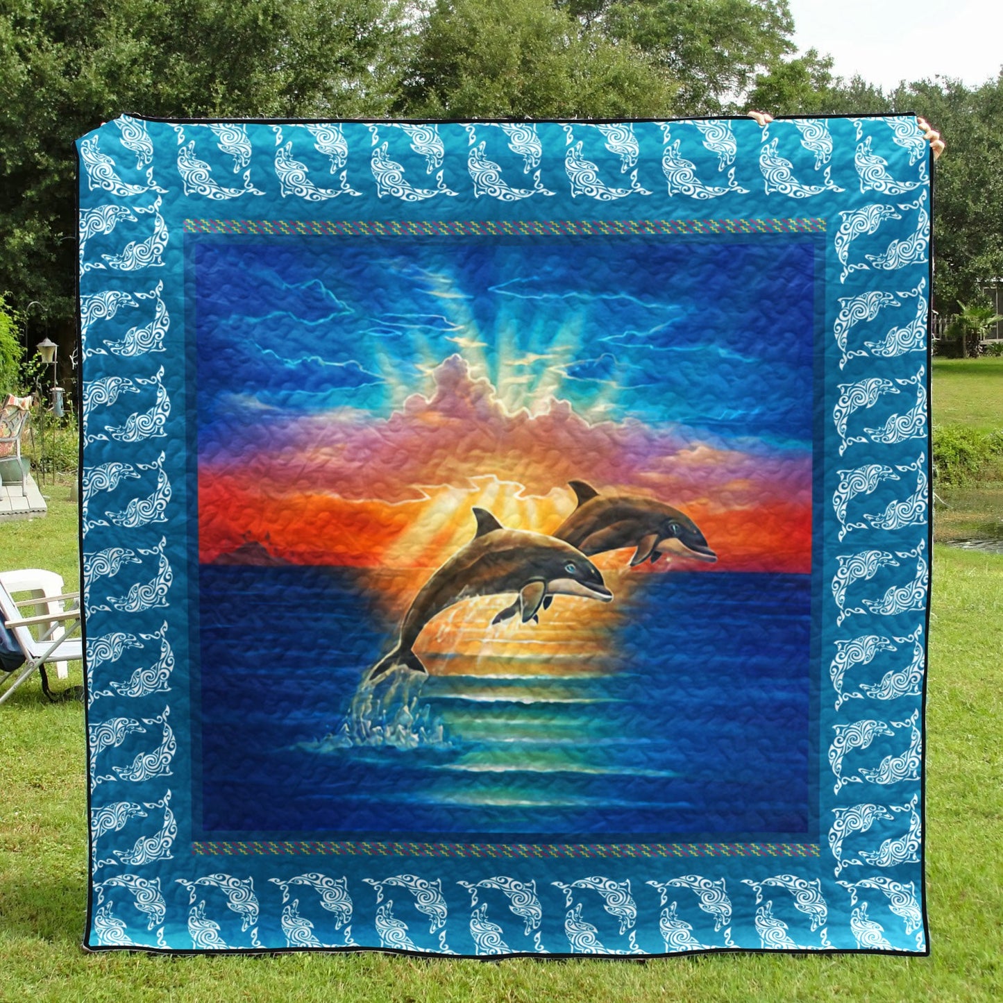 Dolphin TD10110756 Quilt Blanket