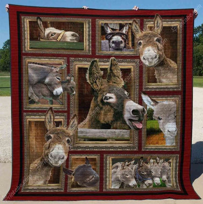 Donkey Be The Donkey CLA31100471Q Quilt Blanket