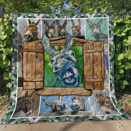 Donkey CG130606 Quilt Blanket