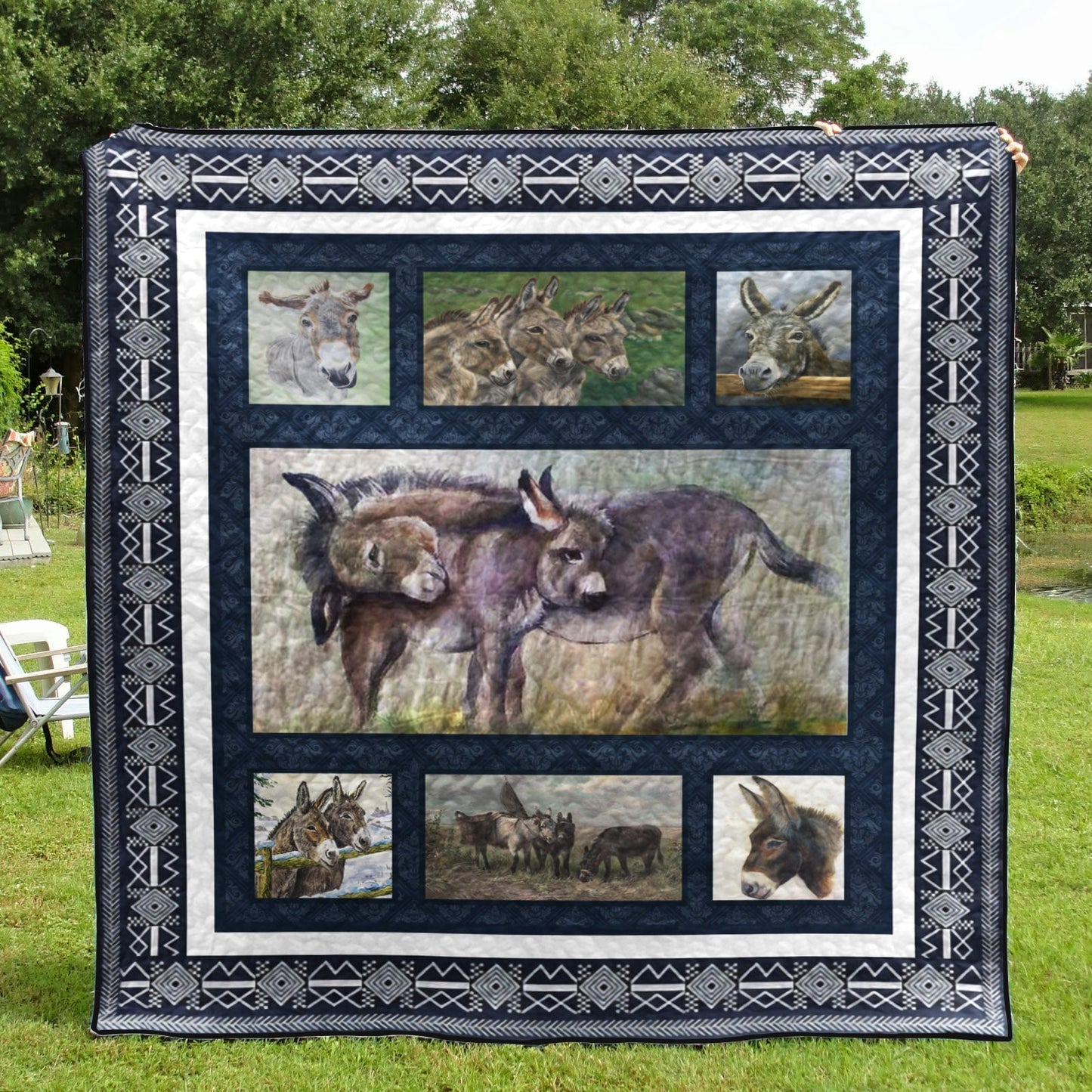 Donkey CL11110145MDQ Quilt Blanket