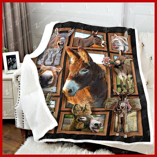 Donkey CL240833MD Sherpa Fleece Blanket