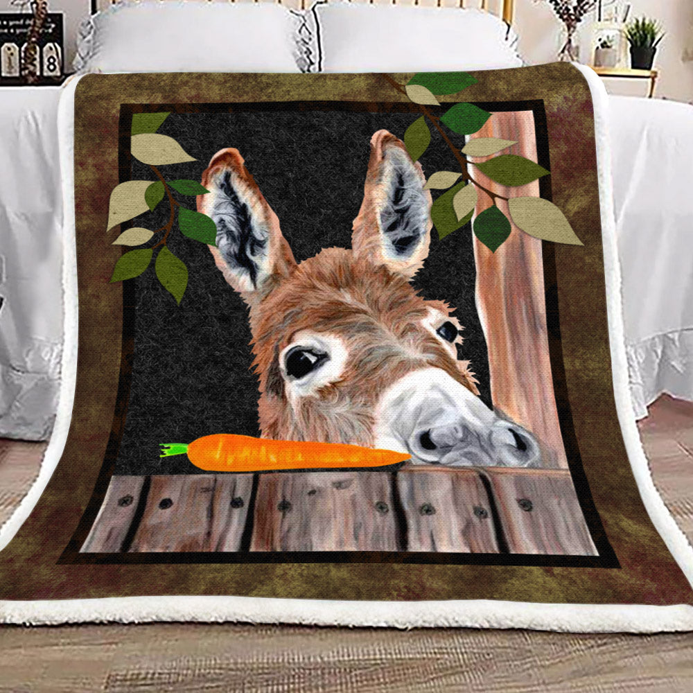 Donkey YH3110664F Sherpa Fleece Blanket