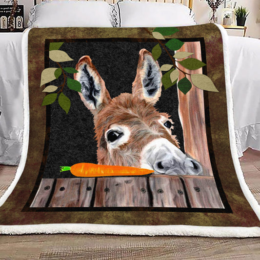 Donkey YH3110664F Sherpa Fleece Blanket