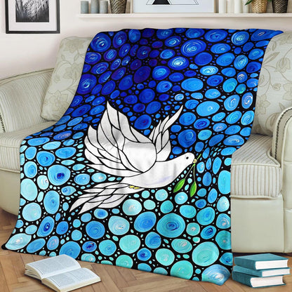 Dove NT080954F Sherpa Fleece Blanket