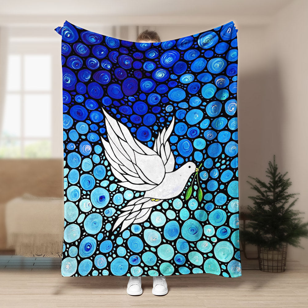 Dove NT080954F Sherpa Fleece Blanket