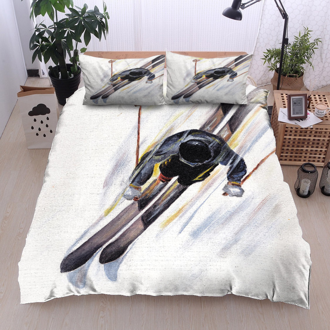 Downhill Skier BT300956B Bedding Sets