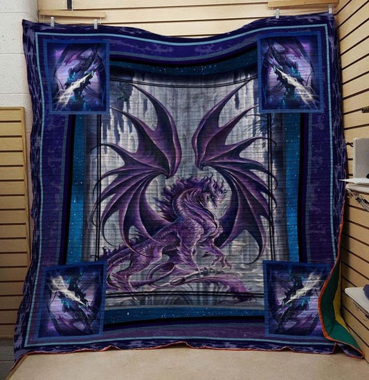 Dragon1 CLA08110390Q Quilt Blanket