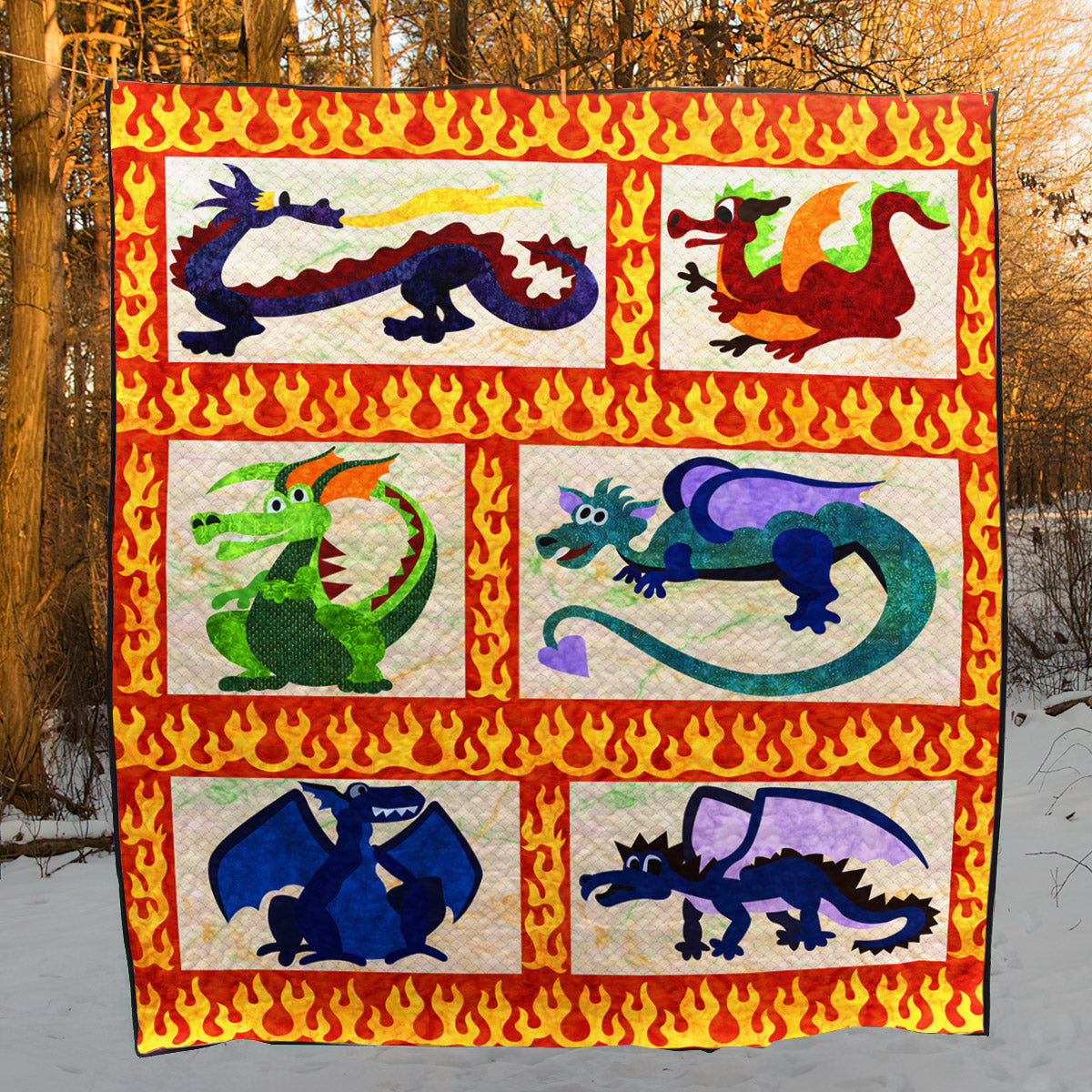 Dragon CLA0411347Q Quilt Blanket