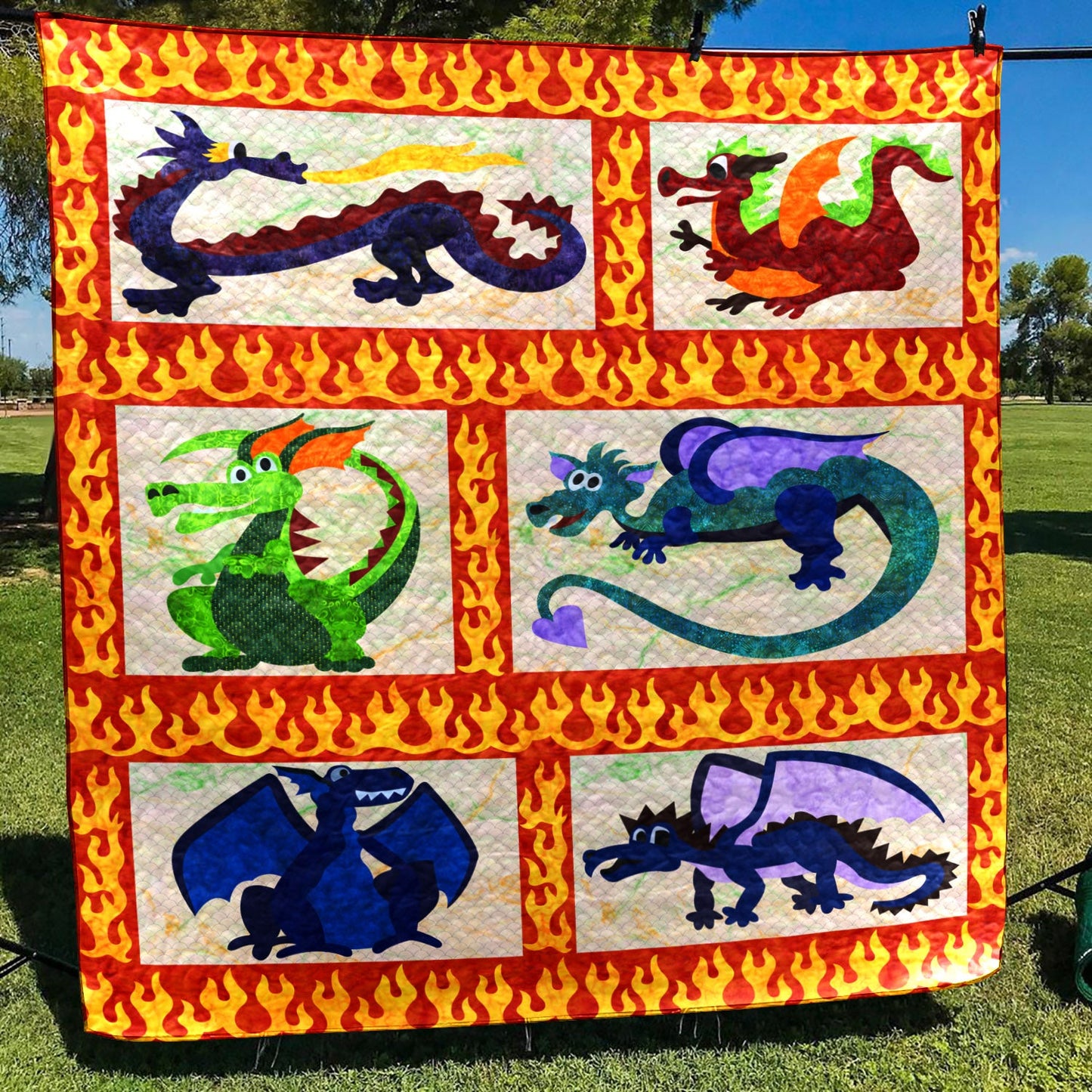 Dragon CLA0411347Q Quilt Blanket