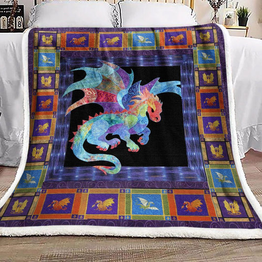 Dragon DD210990F Sherpa Fleece Blanket