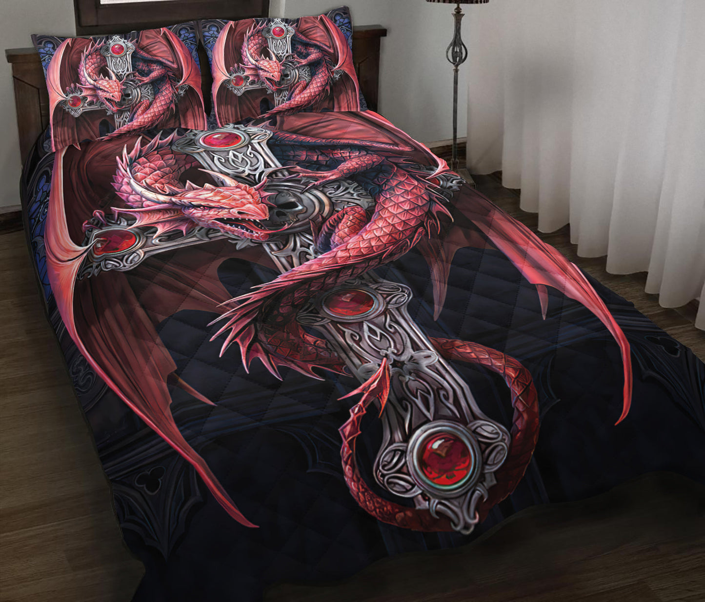 Dragon Quilt Bedding Set MT1009003