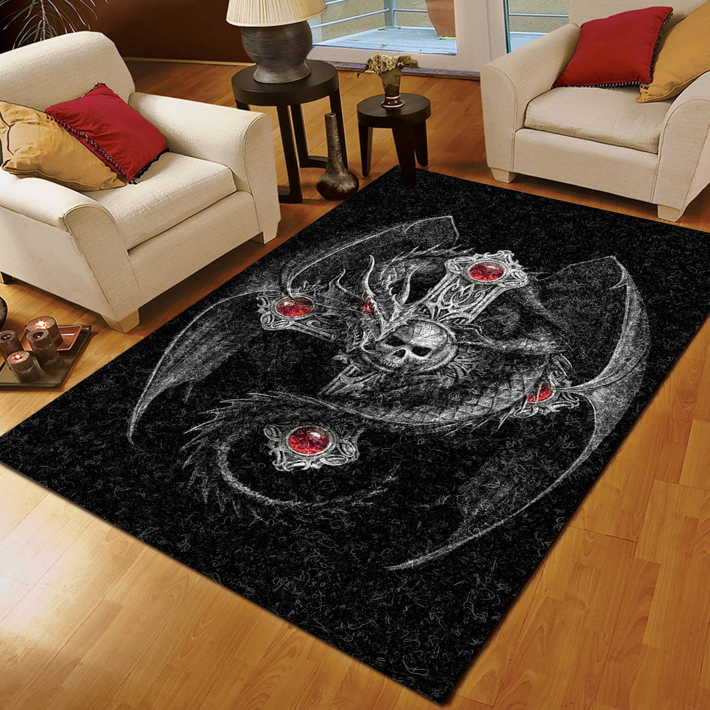 Dragon And Skull BT2808028R Rug