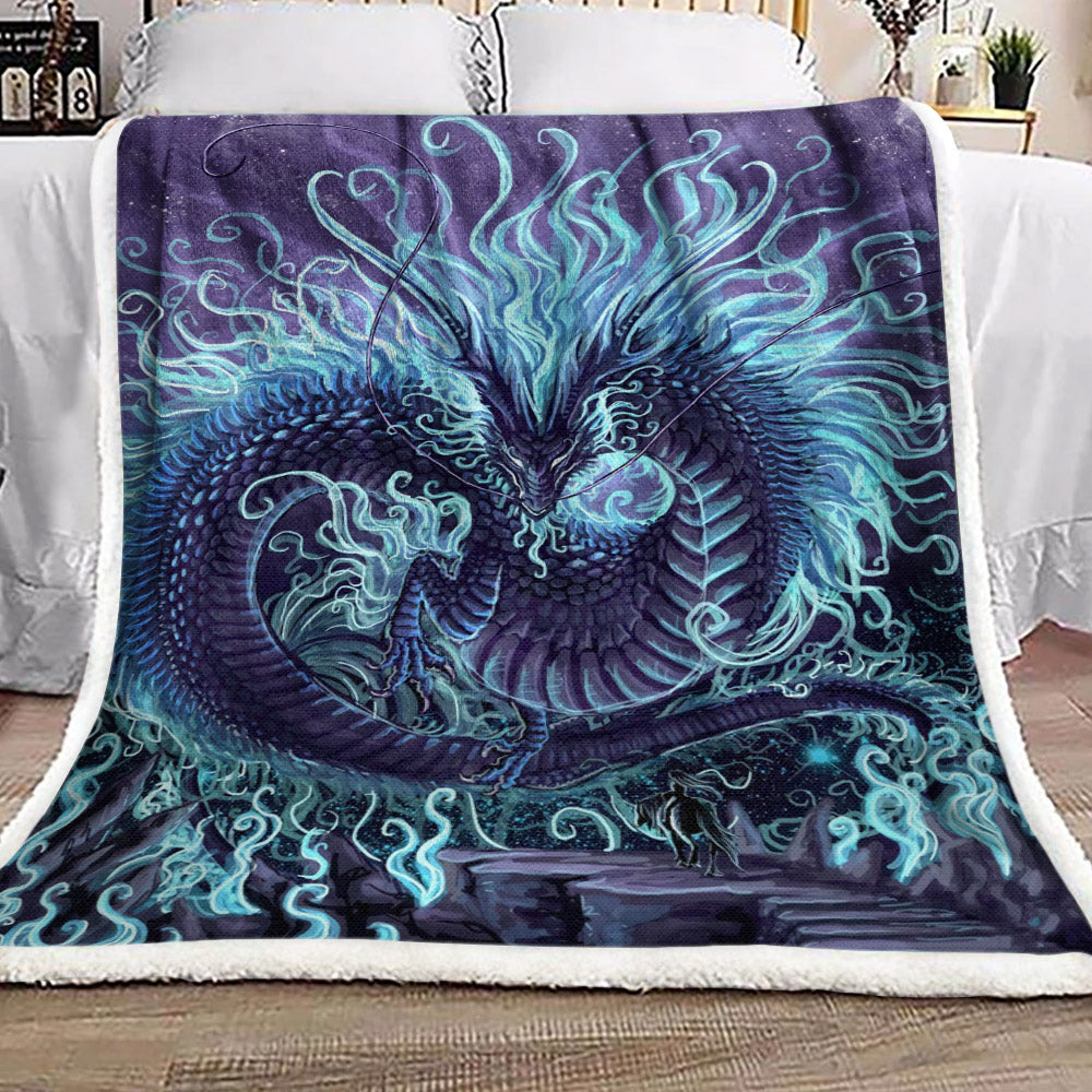 Dragon BT2110114F Sherpa Fleece Blanket