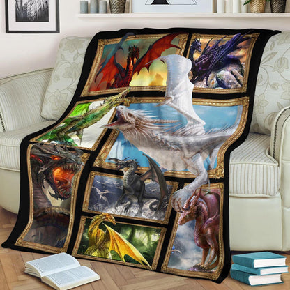 Dragon CL240834MD Sherpa Fleece Blanket