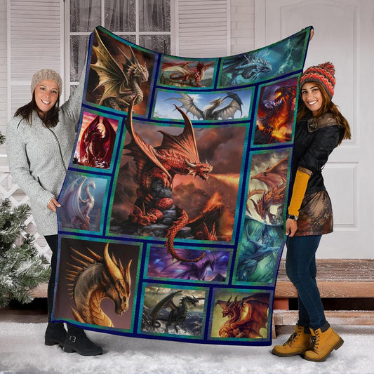 Dragon CLM3010223S Sherpa Fleece Blanket