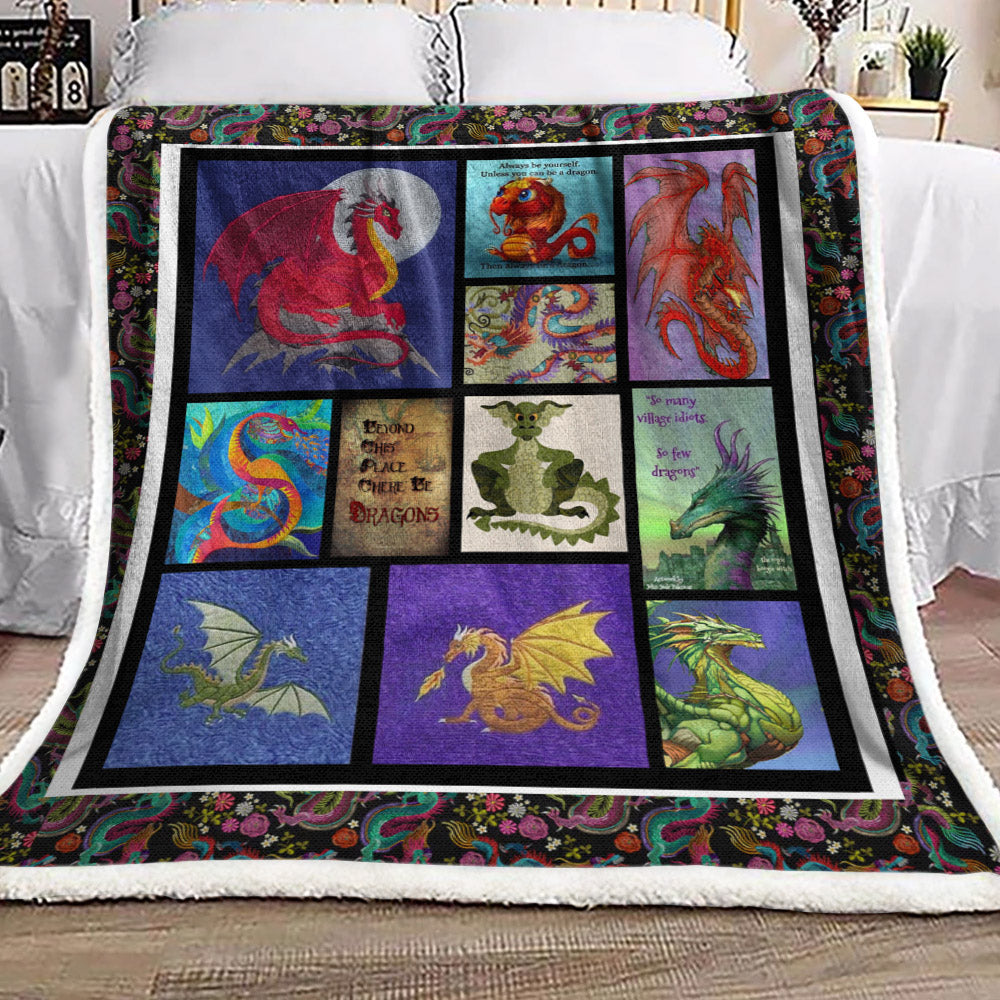 Dragon DD210989F Sherpa Fleece Blanket