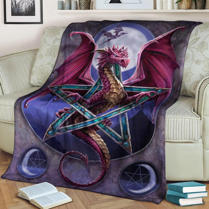 Dragon DD230809F Sherpa Fleece Blanket