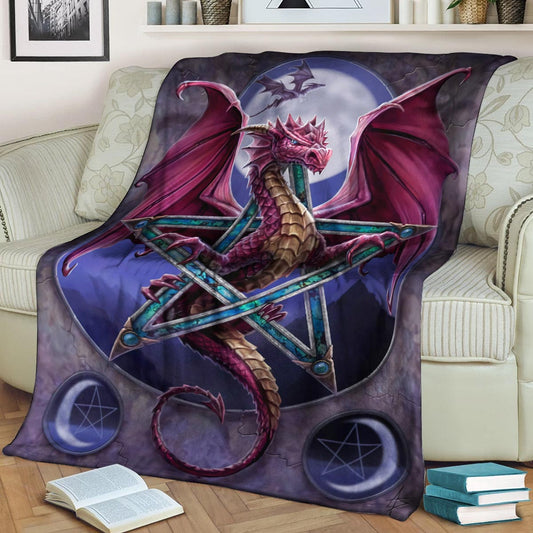 Dragon DD230809F Sherpa Fleece Blanket