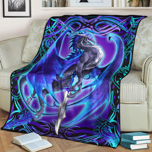 Dragon DD260848F Sherpa Fleece Blanket