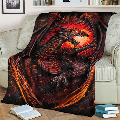 Dragon DD300843F Sherpa Fleece Blanket