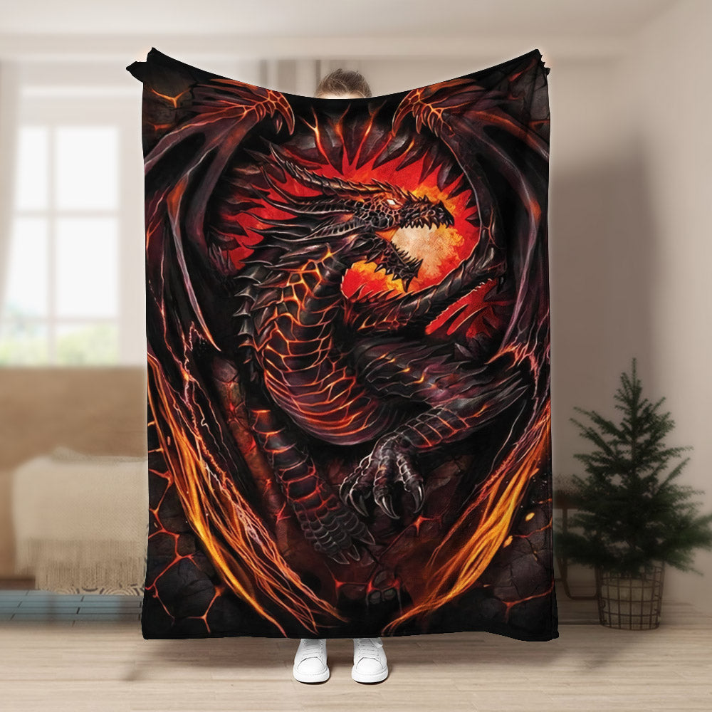 Dragon DD300843F Sherpa Fleece Blanket