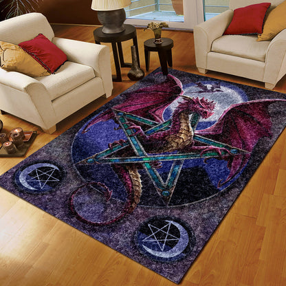 Dragon Pentagram HM190813M Rug