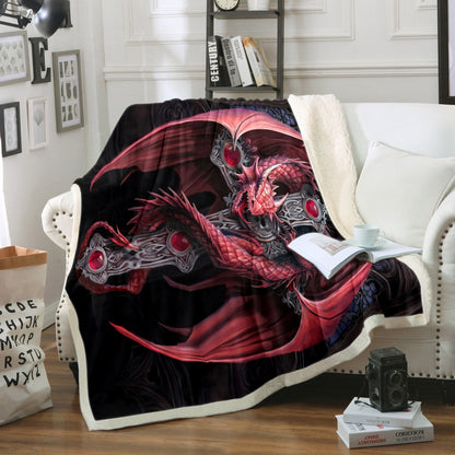 Dragon TN060930TT Sherpa Fleece Blanket