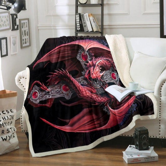 Dragon TN060930TT Sherpa Fleece Blanket