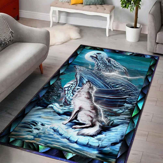 Dragon Wolf Moon CL30100055MDR Rug