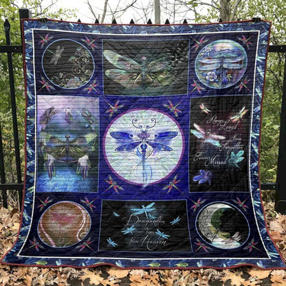 Dragonflies Are Kisses From Heaven PK270518 Quilt Blanket