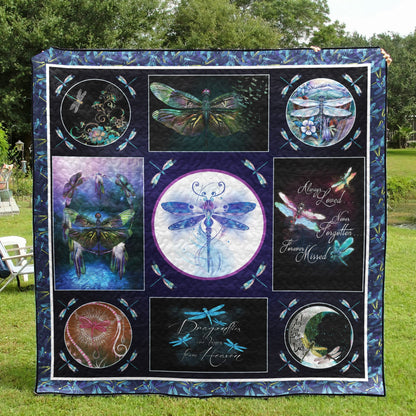 Dragonflies Are Kisses From Heaven PK270518 Quilt Blanket