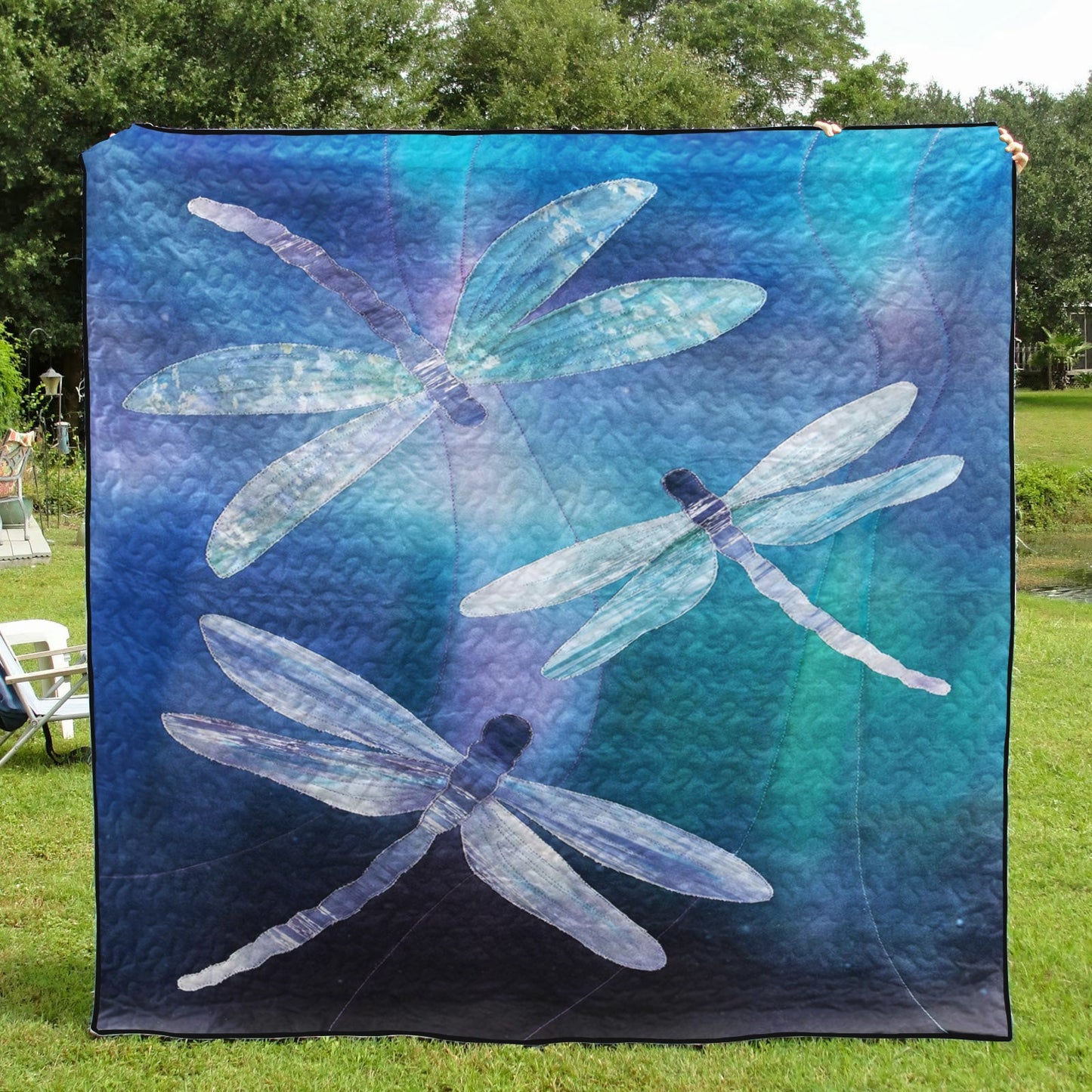 Dragonflies CLA0211381Q Quilt Blanket