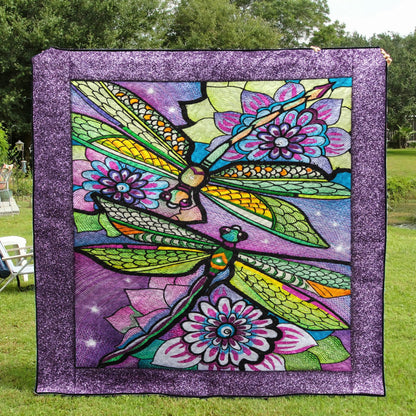 Dragonflies CLA2510185Q Quilt Blanket