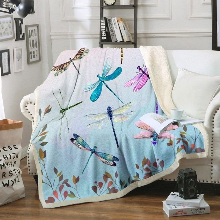 Dragonfly BT160829F Sherpa Fleece Blanket