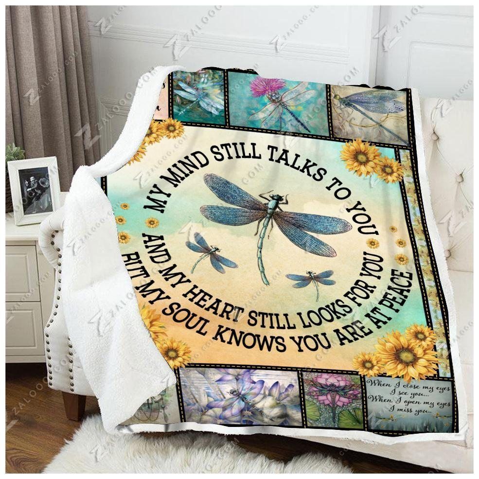 Dragonfly CL240836MD Sherpa Fleece Blanket