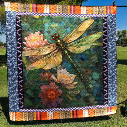 Dragonfly CL28100590MDQ Art Quilt