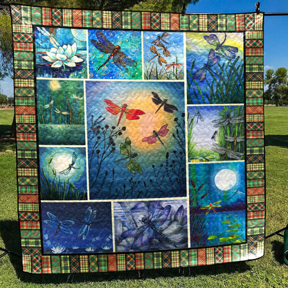 Dragonfly CL28100600MDQ Quilt Blanket