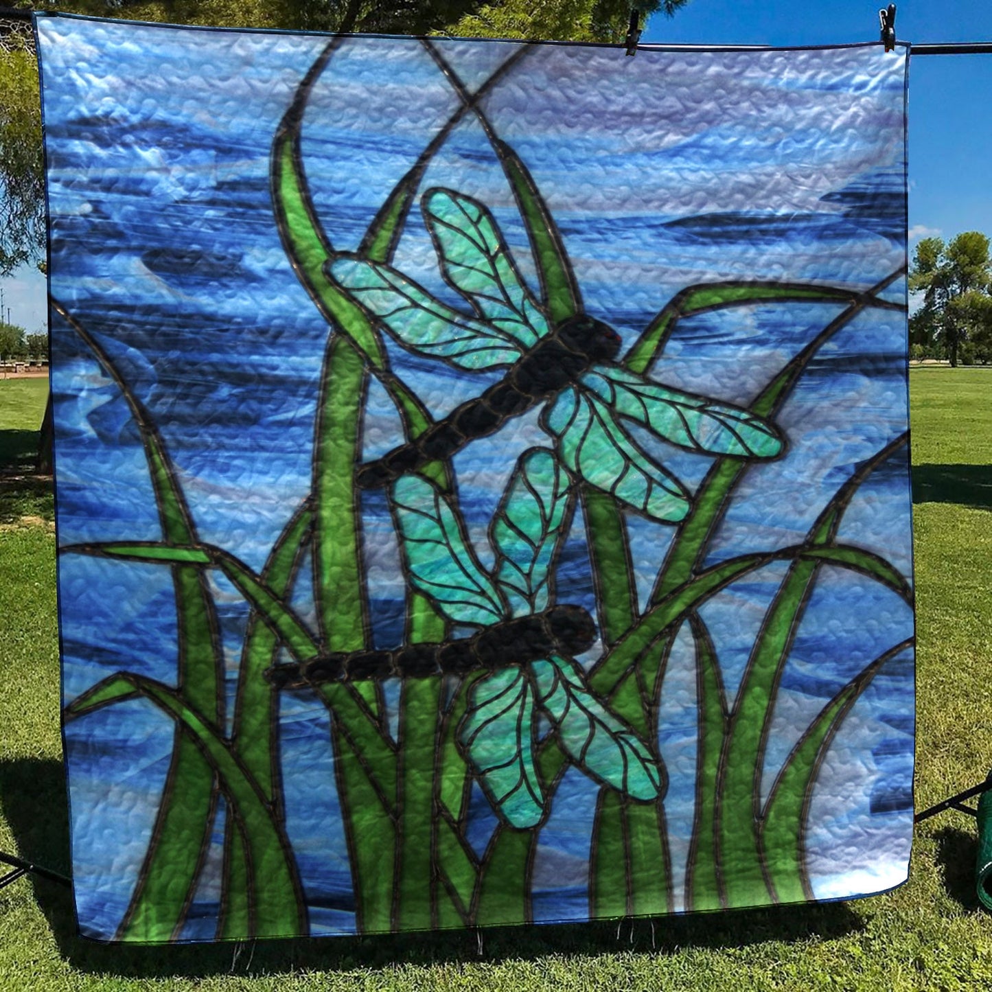 Dragonfly CLA0411351Q Quilt Blanket