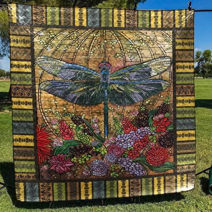 Dragonfly CLA0711344Q Quilt Blanket