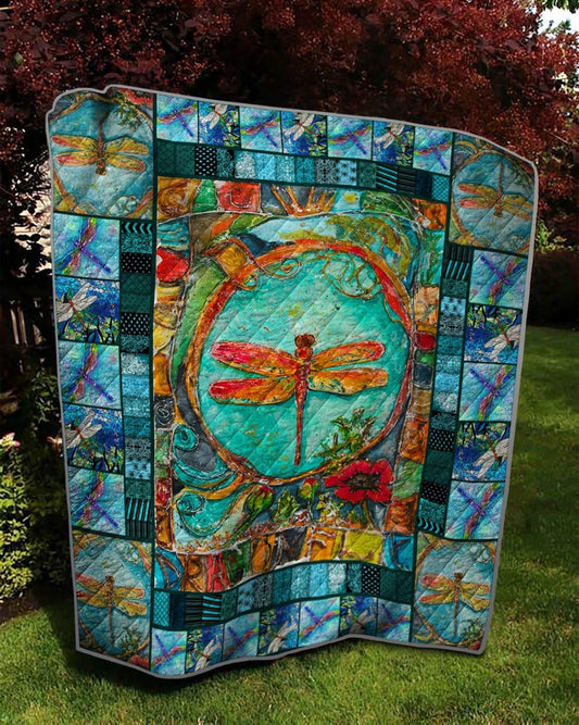 Dragonfly CLA0810137Q Quilt Blanket