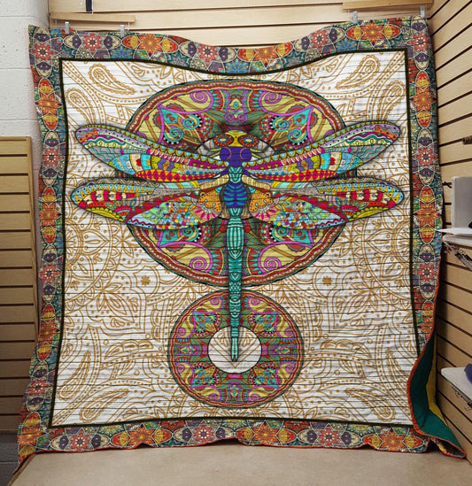 Dragonfly CLA0810143Q Quilt Blanket