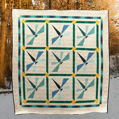 Dragonfly CLA0910215Q Quilt Blanket