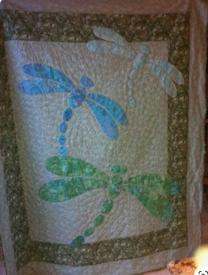 Dragonfly CLA1710135Q Quilt Blanket