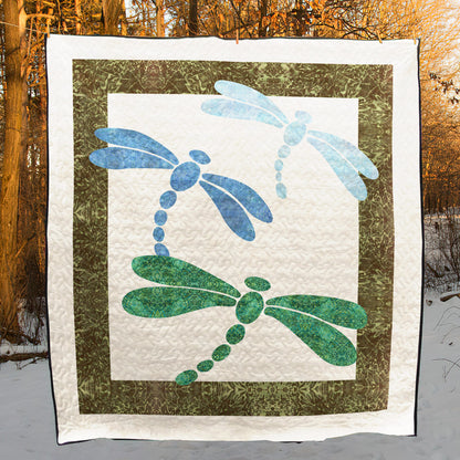 Dragonfly CLA1710135Q Quilt Blanket