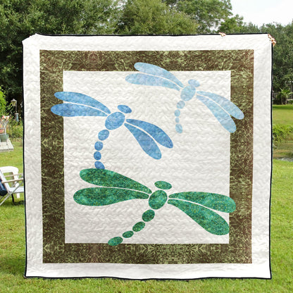 Dragonfly CLA1710135Q Quilt Blanket