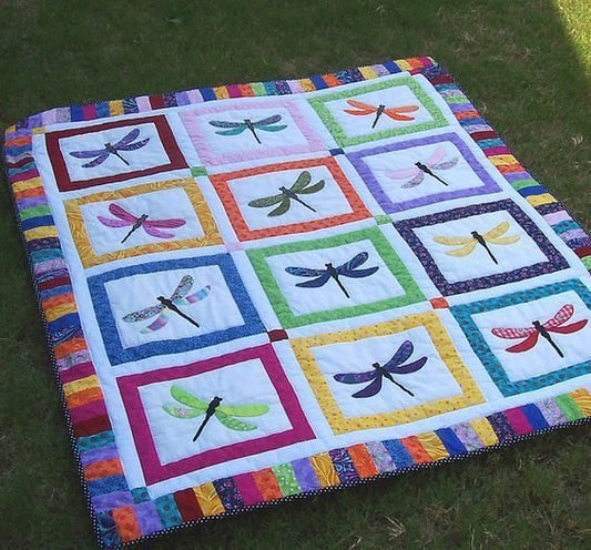 Dragonfly CLA200648 Quilt Blanket