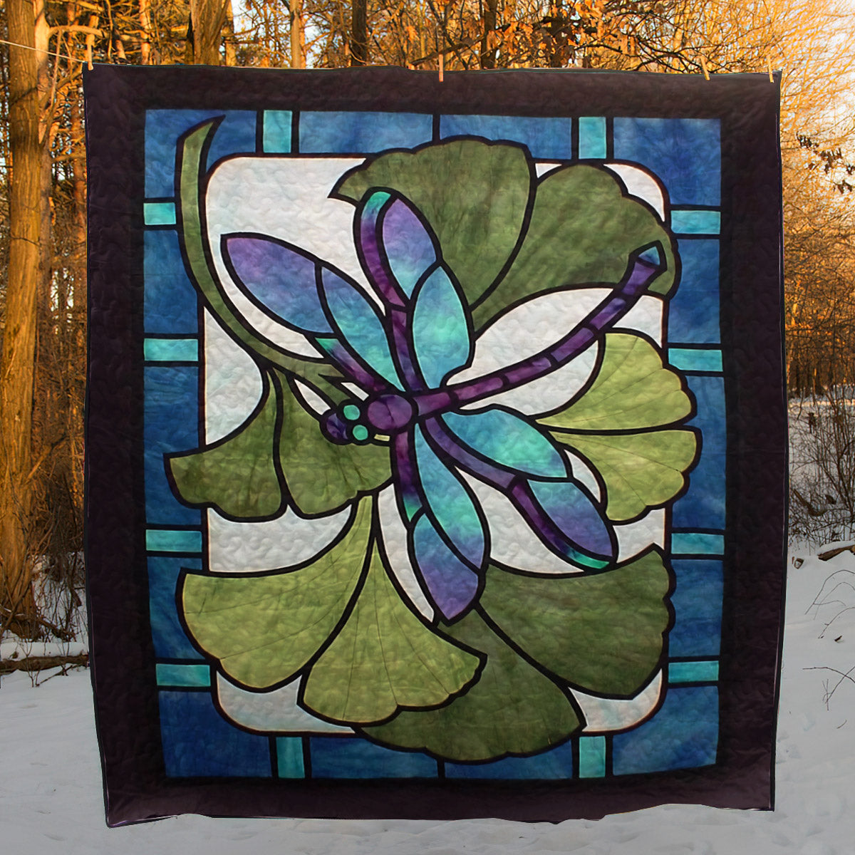 Dragonfly CLA3010298Q Quilt Blanket